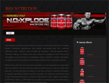 Tablet Screenshot of bsn-nutrition.pl